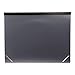 Artistic 17.5" x 23" Lift Top Desk Mat Paper Desk Pad Protector with Overlay - Holder for 17" x 22" Paper Calendar, Blotter Paper/Grid Paper, Black/Frosted