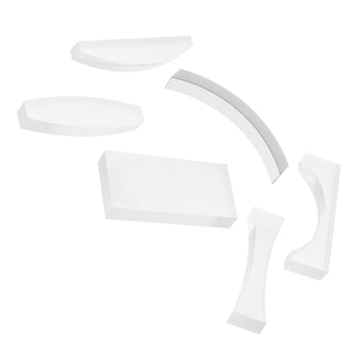SOLUSTRE 1 Set Optical Lens Set Optical Concave Lens for Laboratory Optical Convex Lens for Laboratory Physical Optical Concave Lens Optical Concave Lens for Scientific Experiment Glass