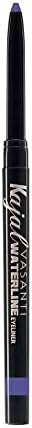 VASANTI Kajal Waterline Eyeliner Pencil - Long-lasting, Waterproof, Smudge-proof, Safe for Sensitive Eyes, Waterline Eye Liner - Opthalmologist Approved and Tested (Violet Rays)