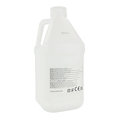 Amazon Basics 1/2 Gallon Clear & White Glue Combo for Slime, Transparent/White, 64 fl oz