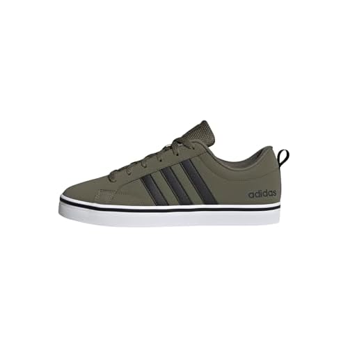 adidas Vs Pace 2.0 Shoes, Zapatillas Hombre, Olive Strata Core Black Cloud White, 44 2/3 EU