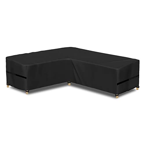 Awnic Garten l geformt Sofa Abdeckung, Rattan Ecke Möbel deckt...