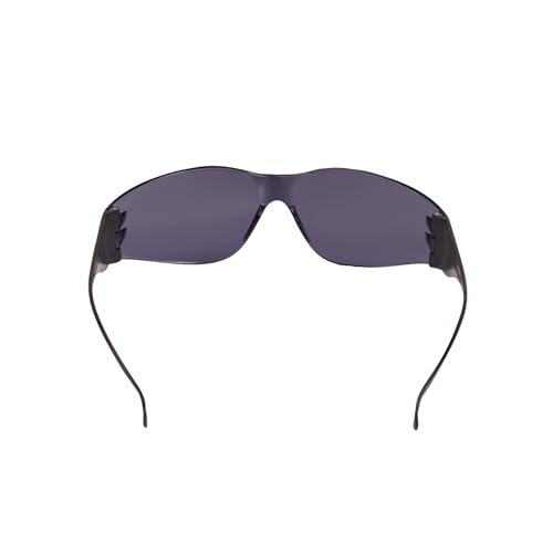 Image of Karam ES001 Safety Goggles for Man with Smoked Lens | Safety Glasses for Multipurpose Use for Pollution, Dust, Riding & Construction Work | Scratch & Impact Resistant (Pack of 5)