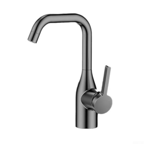 Robinet de cuisine pivotant mélangeur eau chaude et froide en métal