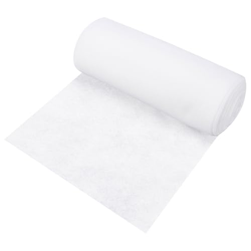 BENECREAT Filtro de ventilación de 10 m x 31 cm, rollo de filtro de aire electrostático, material filtrante blanco para el suelo registro, rejilla, techo HVAC y autocaravana