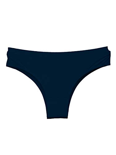 Kit 10 Calcinhas Tanga Sem Costura (3Preto/4Azul Marinho/3Bege, G/GG)