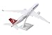 Daron SkyMarks Turkish Airlines Airbus A350-900 1/200 Scale Snap-Fit Display Model TC-LGJ – Officially Licensed Collectible for Ages 14+