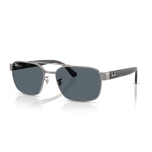 Ray-Ban RB3751 Sunglasses Gunmetal/Blue 61 mm