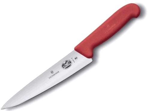 Victorinox 5.2001.19 Carving Knife, Stainless Steel, Red, 19 cm