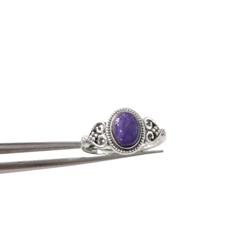 Natural Charoite Ring, AAA Charoite...