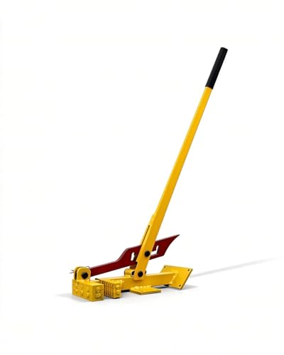 Maukeep Heavy Duty Tree Puller (0-4) Large Sapling Puller Manual Tool Uses High Leverage to Fully Uproot Stubborn Shrubs Vines & Saplings | Ergonomic Heavy Duty Garden & Landscaping Tool (Yellow)