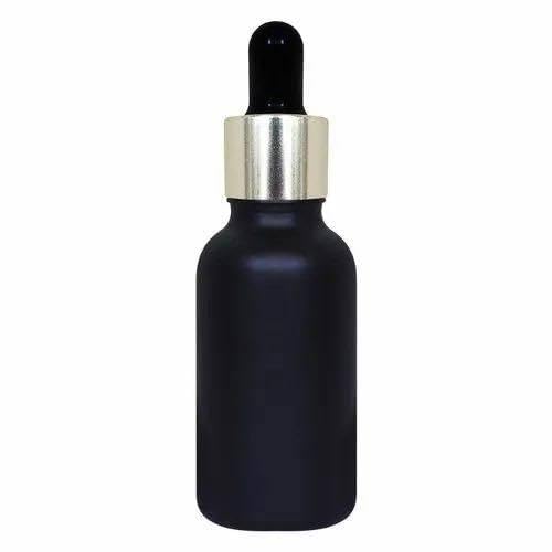 30ml - 12psc Black Glass Bottle with Silver ring, Black Silicone Teat, Dropper, and Plug for Essential Oils, DIY skin care, Multipurpose Bottle for Home and Travel Purposes-image-48