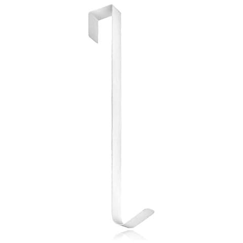 Christmas Wreath Hanger | 31 cm / 12.5" in Length | Metal Wreath Hook Over The Door Wreath Hanger Hanging Hook Christmas Cover