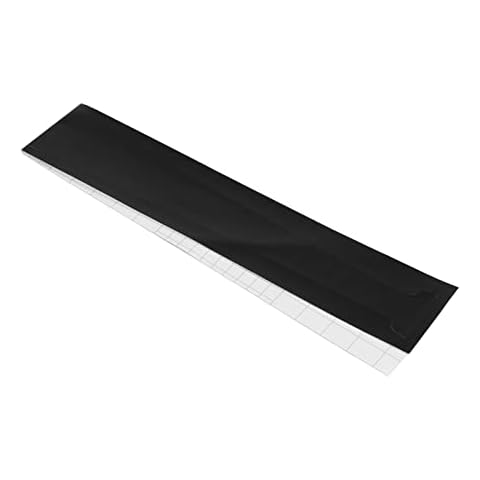 Annadue Für PS5-Konsolen-Mittelhaut, Integrierter Anti-Kratz-Aufkleber für PS5-Mittelhautstreifen, Konsolen-Mittelteil-Schutzstreifenfolie für PS5 Optical Drive Edition-Host(Schwarz) Cover