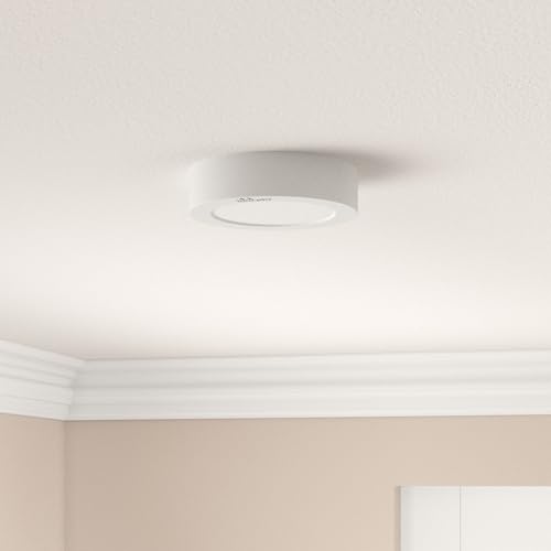 Murphy LED 9 Watts CBL Round Surface Down Light, Pack of 1, Natural White - No False Ceiling Required,Aluminium