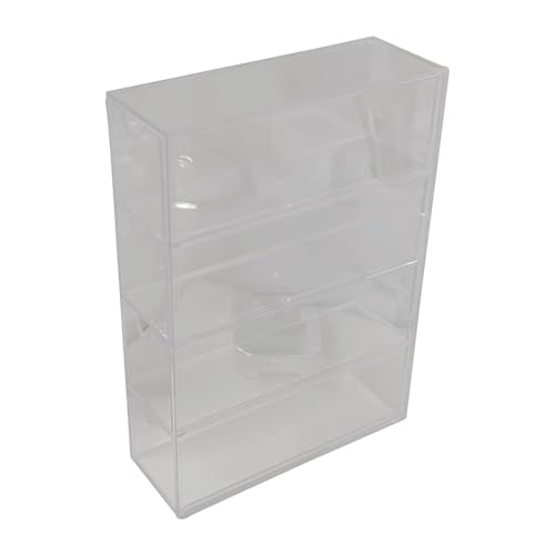 YWJLQH Organizador de Papelería, Caja Organizadora de Escritorio Transparente para Dormitorio, Gabinete de Encimera