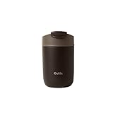 OutIn Tazza Termica Caffe con Isolamento Sottovuoto, Tazza Termica da Viaggio per Caffè Isolato per Esterni con Coperchio Flip a Prova di Perdite, Mug in Acciaio Inox da 11.8 fl oz (350ml)Calde&Fredde