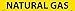 NMC A1172Y Natural Gas Pipe Marker - 14in. x 2 in. PS Vinyl Pipe Marker with Black Text on Yellow Base