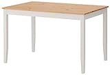IKEA LERHAMN Tisch Antikbeize hell; (118x74cm)
