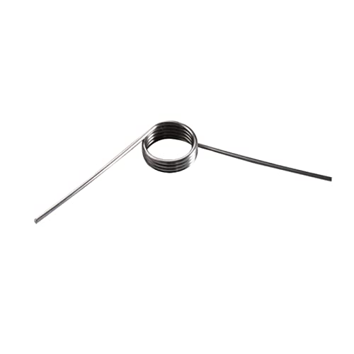 Resorte de torsión mecánico de acero con resorte de 10 Uds., diámetro de alambre de 1,4mm, diámetro exterior de 9,5mm, longitud del brazo de 36mm(1.4x9.5mm-6 Turns - 120°)