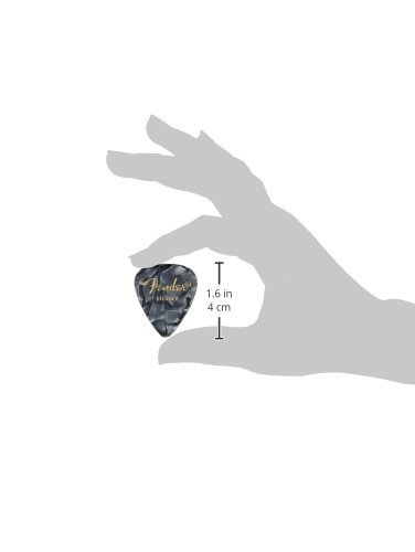 Fender 098–2351–543 351 shape premium lot de médiators-noir-heavy/moto 144 count - Les Beatles, Paul McCartney, John Lennon, RIngo Starr, George Harrison Fender 098–2351–543 351 shape premium lot de médiators-noir-heavy/moto 144 count – Image 3