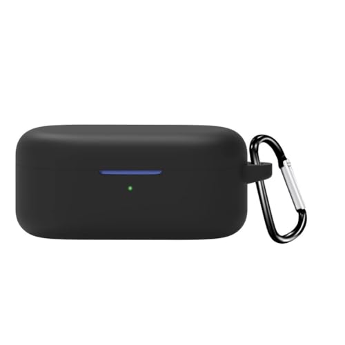 Image of Printme Compatible for Oneplus Nord 2R, Case Cover Silicone, Soft Shockproof Protective Cover with Metal Keychain [Earbuds Not Included] (Black)