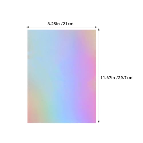 Papier Cartonné Métallisé Miroir A4 pour Fabrication de Cartes - 7