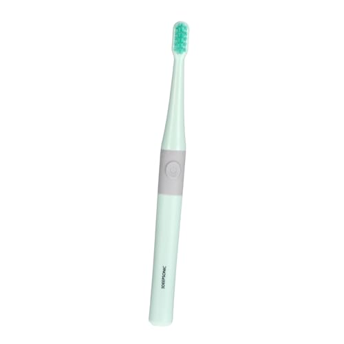 SHERCHPRY cepillo de eléctrico adulto mini barriendo motorizado toothbrush escova dentes pilas cepillo de de enfermería cepillo de de batería abdominales Green