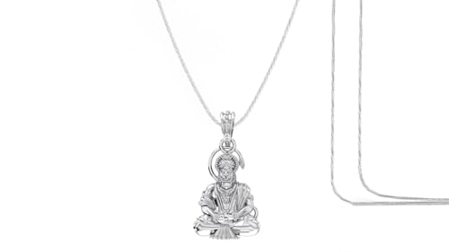 Pendentif Hanuman en argent, votre compagnon quotidien de yoga et méditation