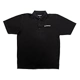 Boeing Signature Logo Mesh Tech Polo Shirt, Black, S