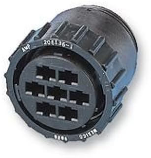 AMP 206037-2 3 Position, Circular Connector, Free Hanging; Product Range:CPC Series 3; Circular Connector Shell Style:Cable Mount Plug; NO. of Contacts:3CONTACTS; Circular Contact Type:Crimp Socket -