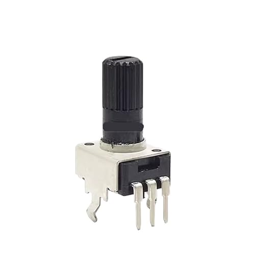 Potentiomètre RV09 50K Ohm vertical réglable étanche à 3 broches avec bouton