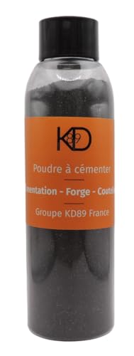 KD89 Poudre à cémenter - Durcit l'acier en surface, améliore la résistance de l'acier - Forge, Coutellerie, Cémentation.
