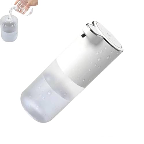 Dispensador automático de jabón líquido, bomba de jabón automática, dispensador de desinfectante de manos que funciona con pilas, dispensador de bomba de sensor recargable por USB con sensor de