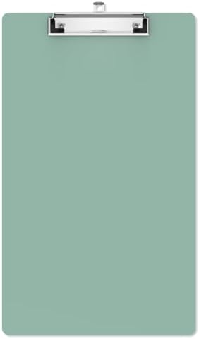 Legal Size Clipboard, Deep Green 8.5 x 14 Clip Boards for Lawers, Low Profile Clip, Writing Board, Size 9 x 15 in, Office & School Supply