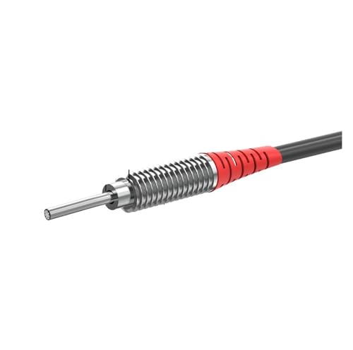HJCMOONB Fiber Optic Sensor Diffuse Reflection M6 5/10mm Needle Length coaxial Non-coaxial Diffuse Reflection photoelectric Sensor(Coaxial M6 20mm)