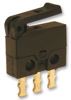 Image of SSM-001 Black Lever Push Button SPDT 500MA Electronic Switch