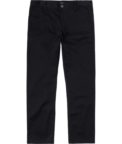 RVCA mens The Weekend Stretch Chino Casual Pants, Black, 36 US