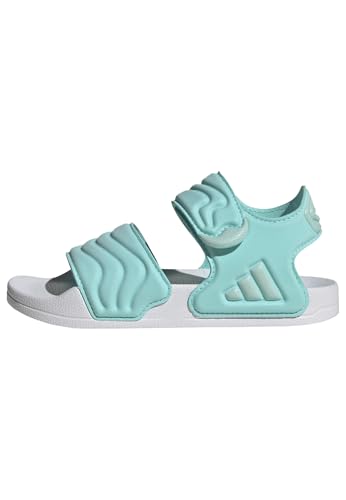 adidas Unisex Kids ADILETTE SANDAL 2 SANDALS KIDS, flash aqua/semi flash aqua/ftwr white, 13 UK Child
