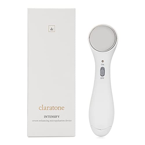 Dermaclara Claratone Serum Applicator Electric Face Massager - Anti Aging Skin Tightening Facial Massager for Facial Toning - Promotes Circulation and Reduces Inflammation - Aids in Product Absorption