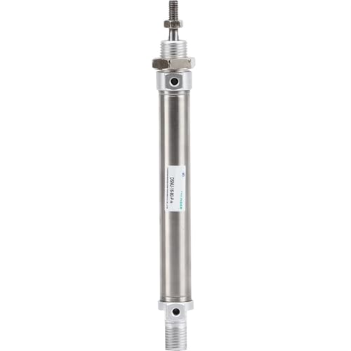 Cilindro neumático redondo DSN12-50-P resistente de acero inoxidable 3