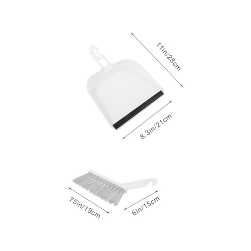 MAGICLULU 2 Sets Desktop Reinigungsset Mini Schreibtischbesen Mini Besen Kompakte Schreibtisch Kehrschaufel Desktop Besen Handbesen Mit Pfanne Und Kehrschaufel – Bild 3
