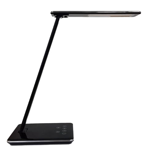 Preisvergleich Produktbild Unilux LED Schreibtischlampe Linka, dimmbar, schwarz