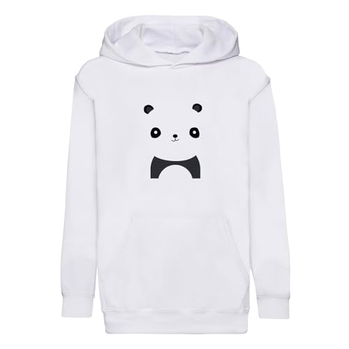 Sweat à capuche enfant panda premium, finitions haut de gamme et motif épuré