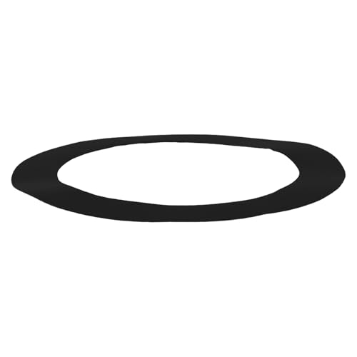 WEKADRIN 底鼓保護リング 黒色粘着式 ベースドラム開口部用 防護アクセサリー 傷防止 高耐久性 ユニバーサル対応 音楽打楽器メンテナンス用