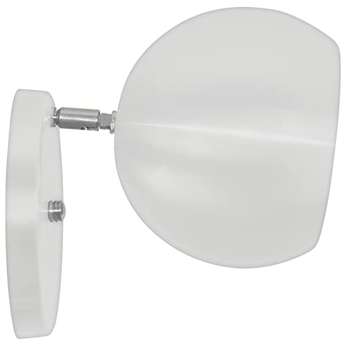 Arandela Retrô Bola Lavabo Banheiro Corredor Sacada Branco