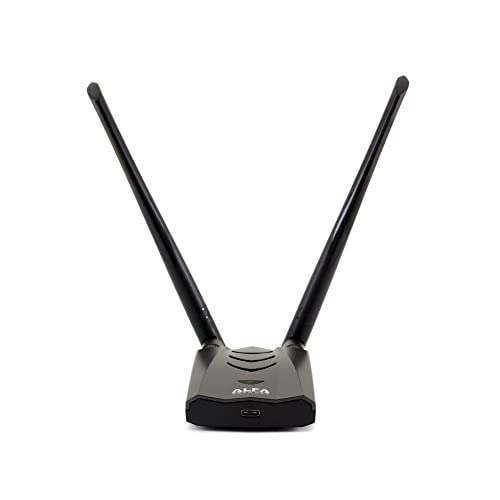 ALFA Network Long-Range Dual-Band AC1200 Wireless USB 3.0 Wi-Fi Adapter w/2x 5dBi External Antennas - 2.4GHz 300Mbps/5GHz 867Mbps - 802.11ac & A, B, G, N