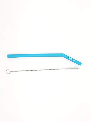 Canudo de silicone de 16 cm, reutilizável e livre de BPA