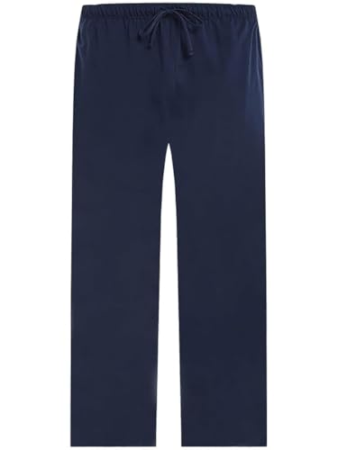 Image of U2SKIIN Mens 100% Cotton Pajama Pants, Lightweight Soft Lounge Pant with Pockets Sleep Pj Bottoms for Men