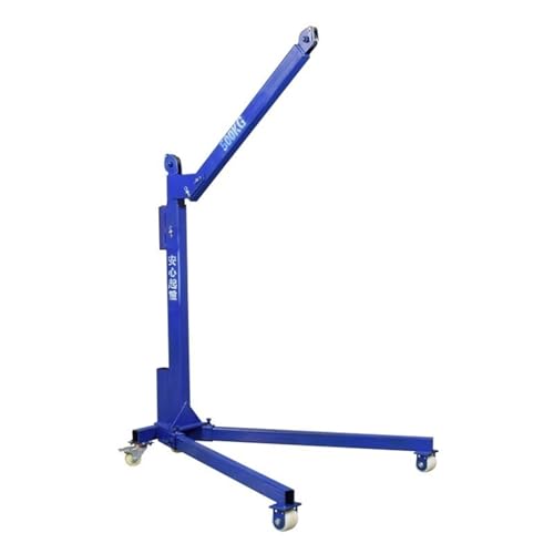 FHSLKXIM Mobiler Kleiner Tragbarer Kran, Faltbarer Handkran, Manueller Hebekran Für Den Haushalt, 200 Kg, Nur Verdickter Rahmen